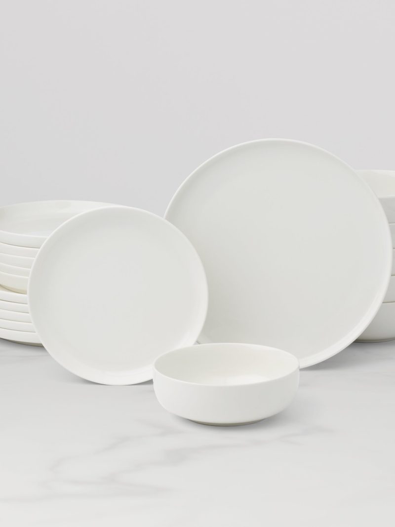24 Seven White 18-Piece Dinnerware Set